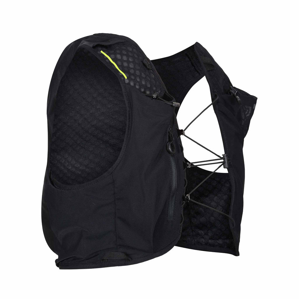 Side view of the INOV8 Unisex Racepac 8 in the black colourway.