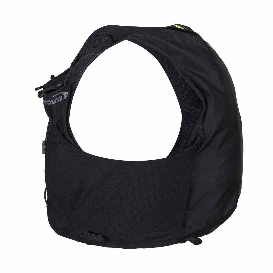 Side view of the INOV8 Unisex Racepac 8 in the black colourway.