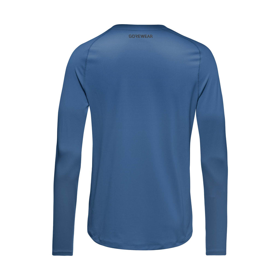 Back view of the GOREWEAR Men's Everyday Long Sleeve Shirt in the Cargo Blue colourway. (8752071311522)