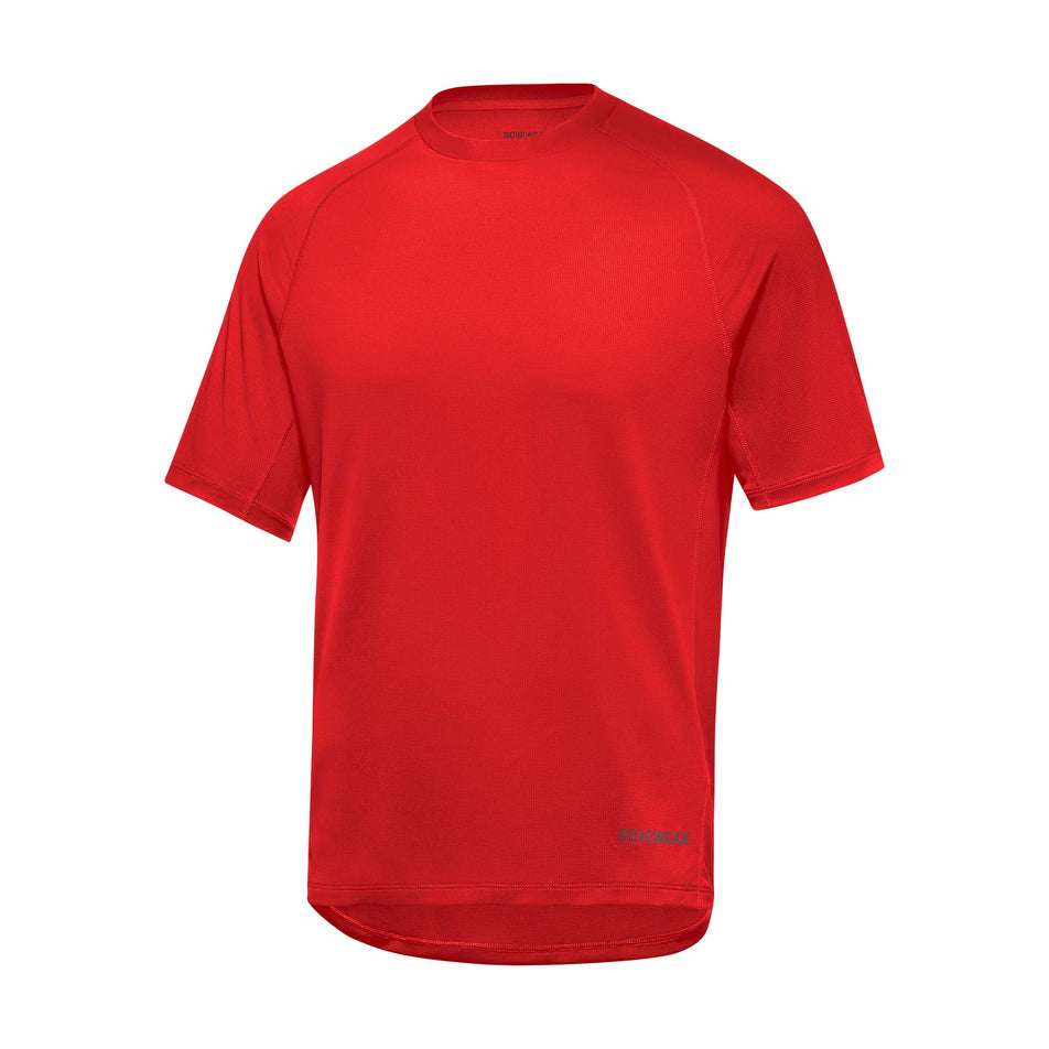The front of the GOREWEAR Men's Everyday Tee in the Lab Red colourway. (8608738705570)