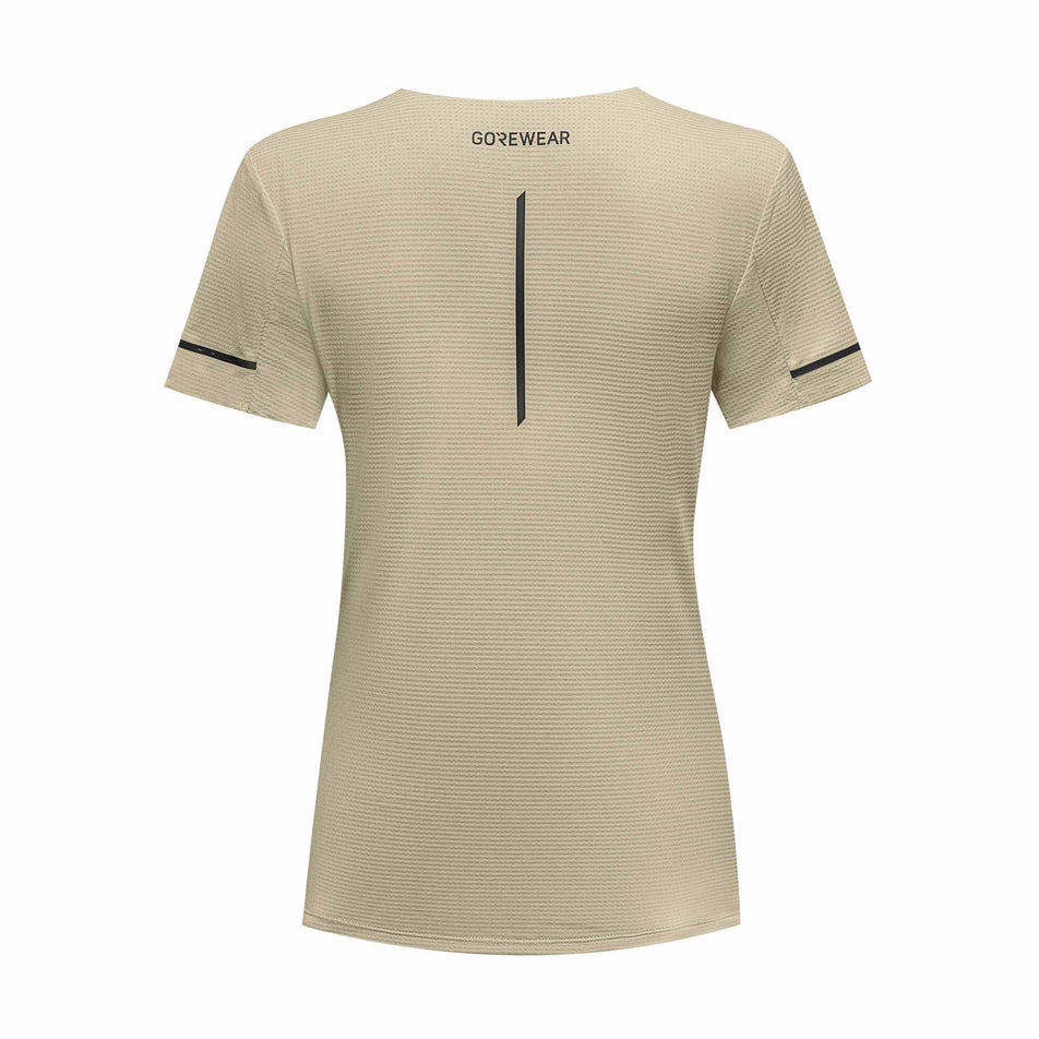 The back of the GOREWEAR Women's Contest 2.0 Tee in the Tech Beige colourway. (8609552335010)