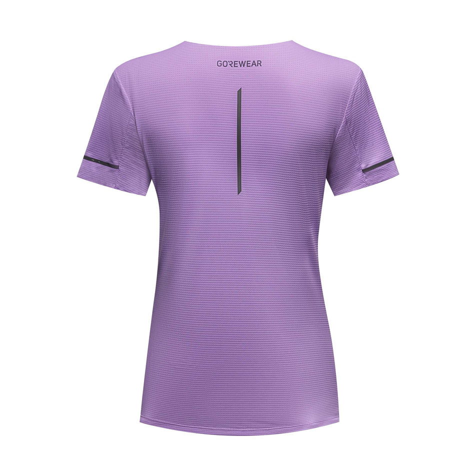 Back view of a GOREWEAR Women's Contest 2.0 Tee in the Scrub Purple colourway (8166507348130)