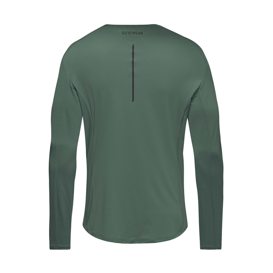 Back view of the GOREWEAR Men's Contest 2.0 Long Sleeve Tee in the Slate Green colourway.