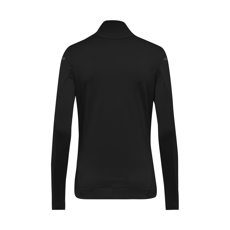Back view of the GOREWEAR Women's Concurve Thermo Hybrid Jacket in the Black colourway. (8752085106850)