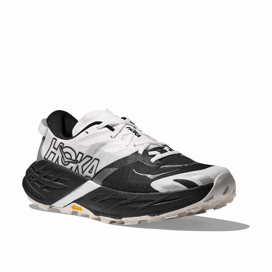 HOKA | Men's Speedgoat 7 Running Shoes - Black/White