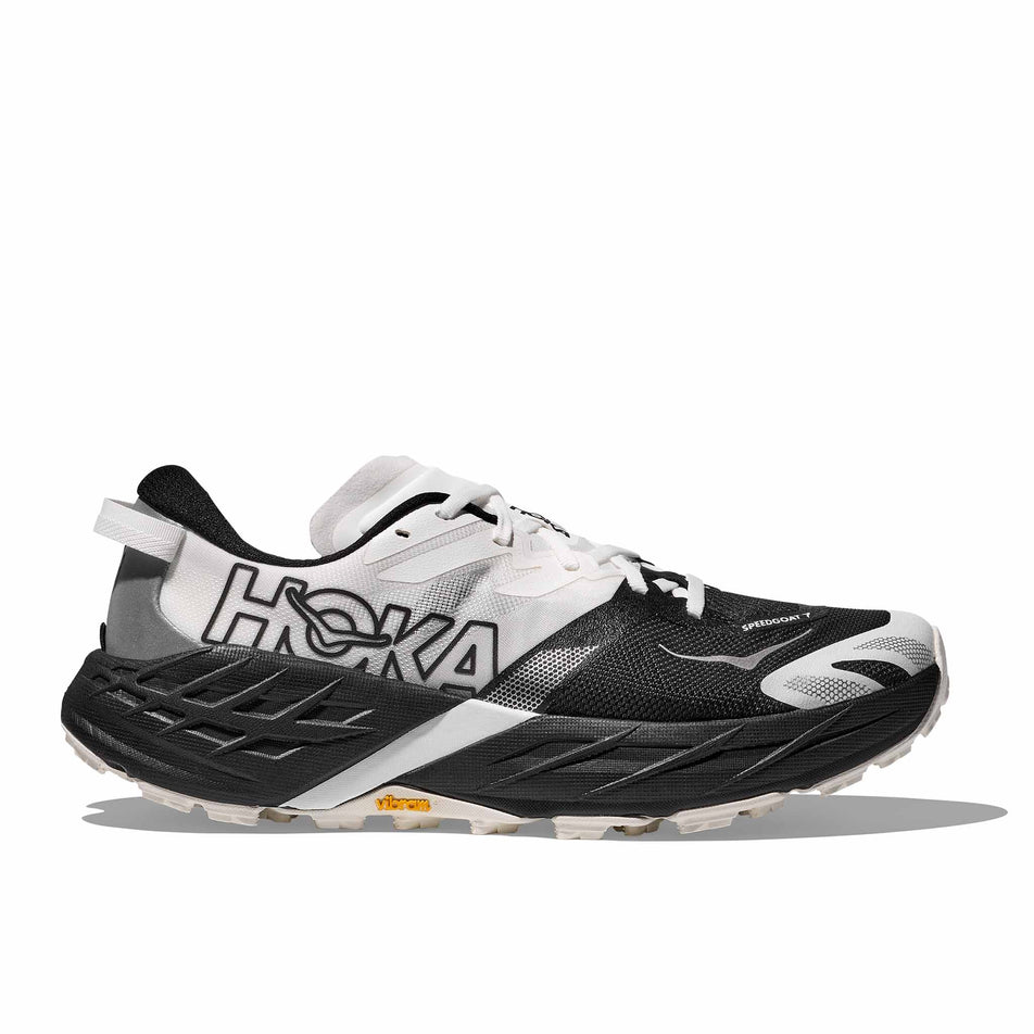 HOKA | Men's Speedgoat 7 Running Shoes - Black/White