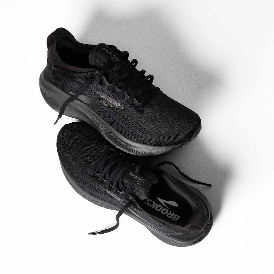 Brooks | Women's Adrenaline GTS 25 1D Running Shoes - Black/Black/Ebony