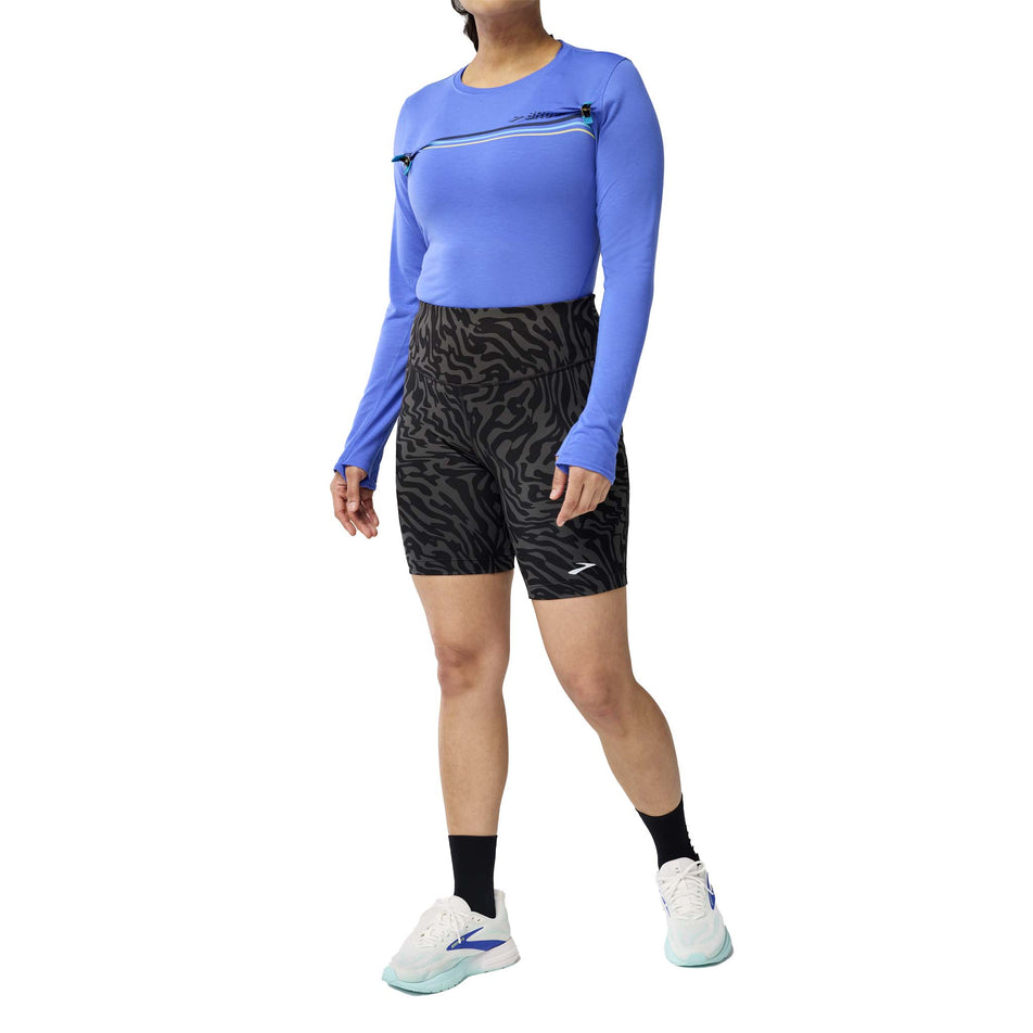 Front view of a model wearing the Brooks Women's Spark 8