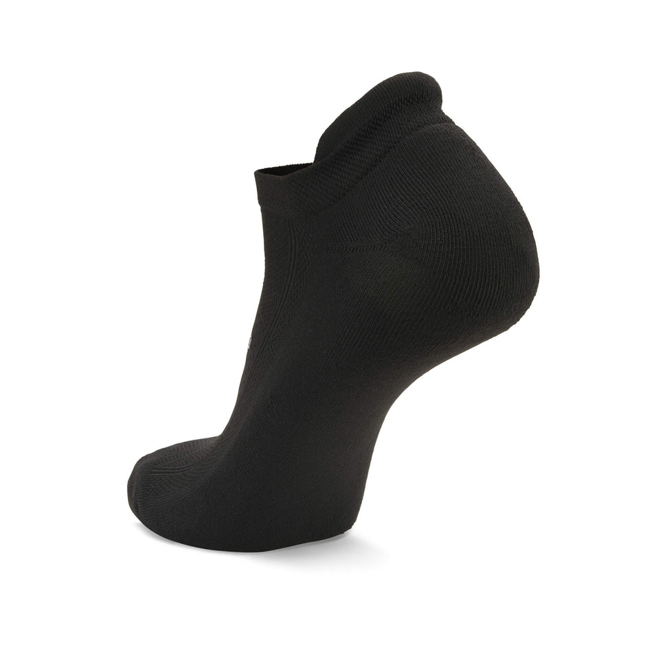 A sock from a pair of Balega Unisex Hidden Comfort Running Socks in the Black colourway (7164048343202)