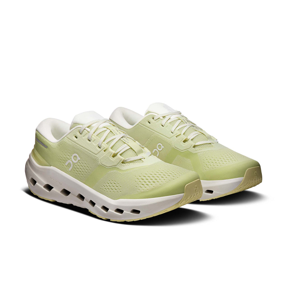 A pair of On Men's Cloudrunner 3 Running Shoes in the Linen/Ivory colourway.