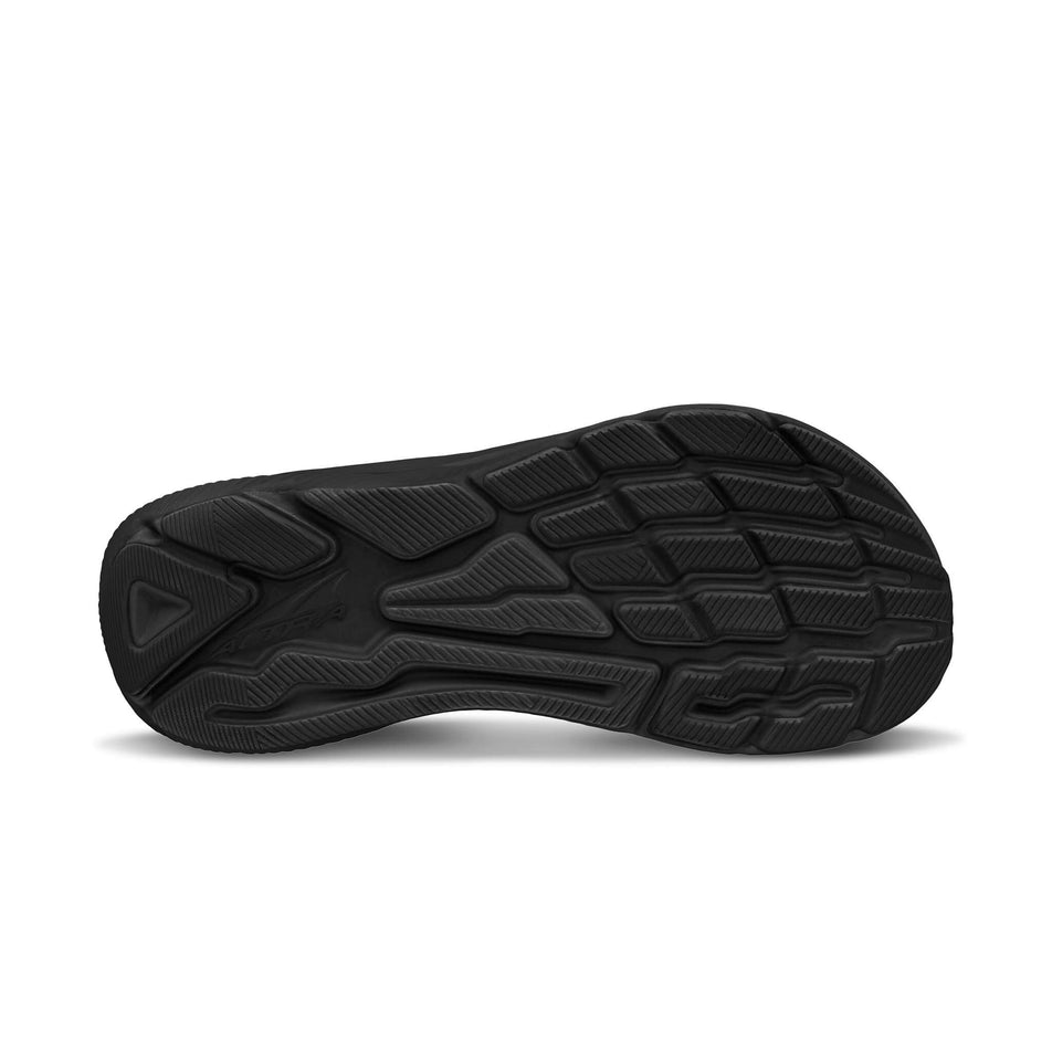 Outsole of the right shoe from a pair of Altra Men's Altrafwd Experience Running Shoes in the Black colourway (8053089140898)