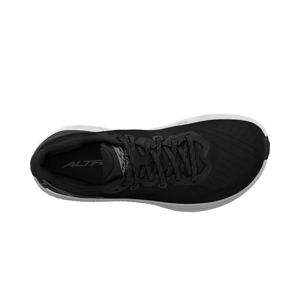Upper of the right shoe from a pair of Altra Women's Experience Form Running Shoes in the Black colourway. (8562825363618)