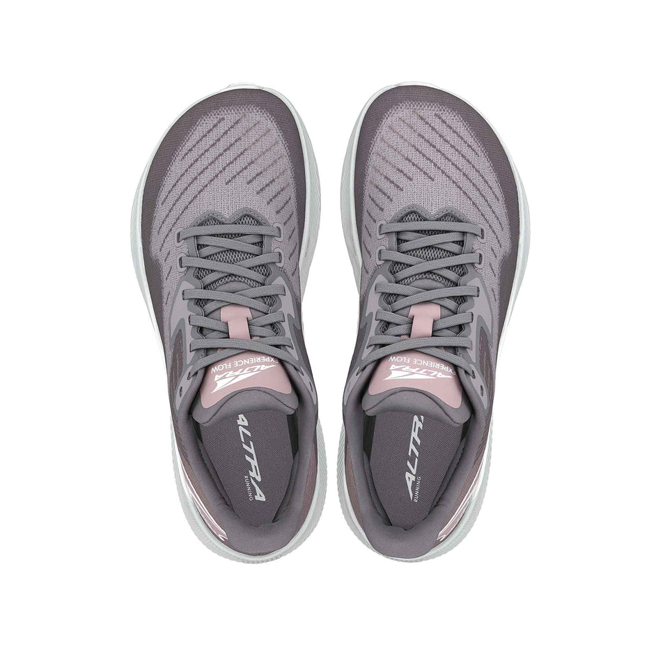 The uppers on a pair of Altra Women's Experience Flow Running Shoes in the Purple colourway. (8562821300386)