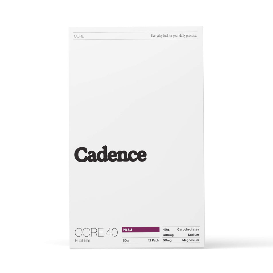A box of Cadence Core Fuel Bars in the PB&J flavour. (8731077705890)