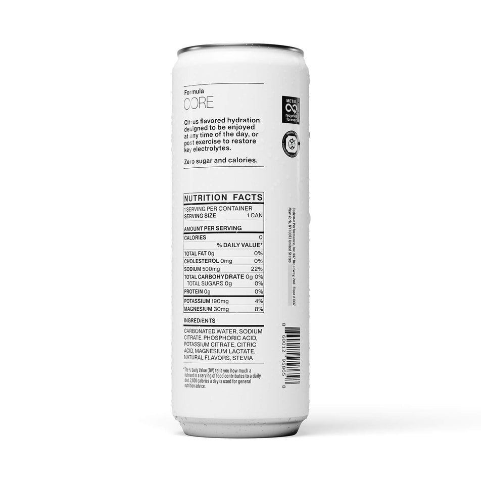 A Cadence Core Hydration Drink Can in the Citrus flavour. (8730930872482)
