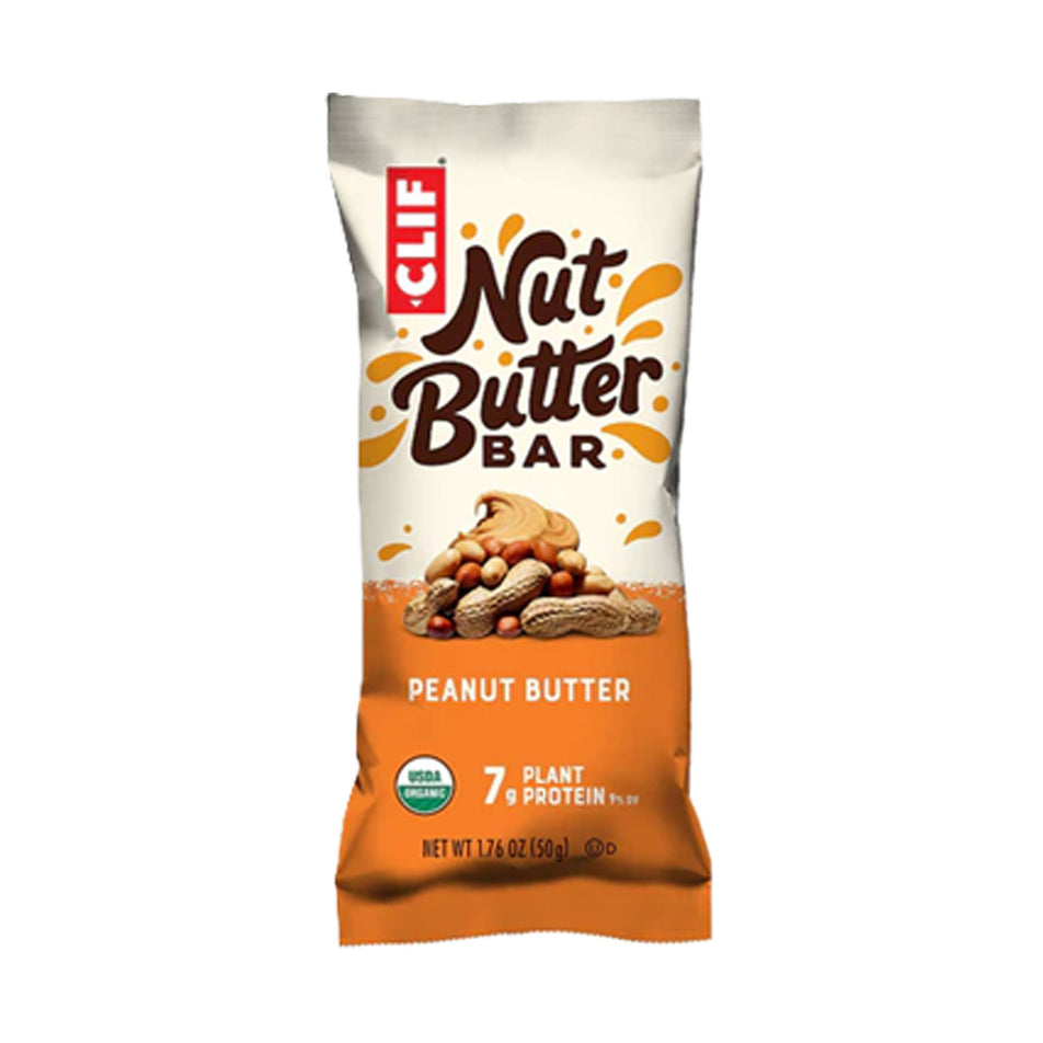 A Clif Nut Butter Bar in the Peanut Butter flavour