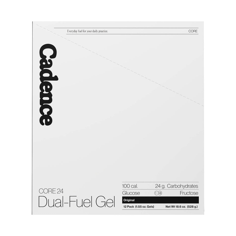 The front of a box of Cadence Core Gels - Original flavour (8778445029538)