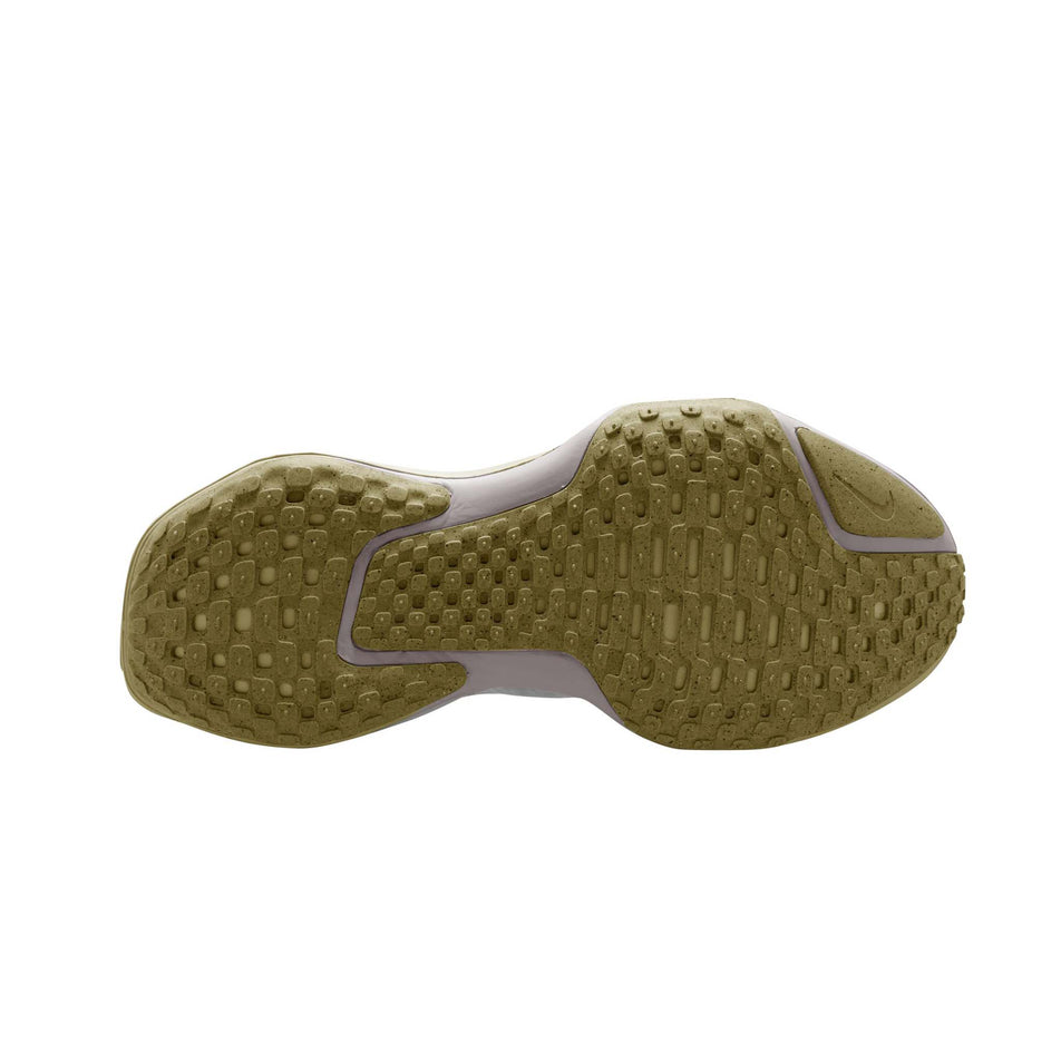 Outsole of the right shoe from a pair of Nike Women's Invincible 3 Road Running Shoes in the Photon Dust/Black-Summit White colourway (8157775200418)