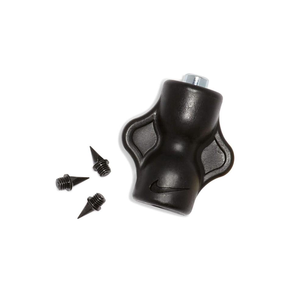 The spike key and some of the spikes that come with a pair of Nike Unisex Rival XC 6 Cross-Country Spikes. (8503786078370)