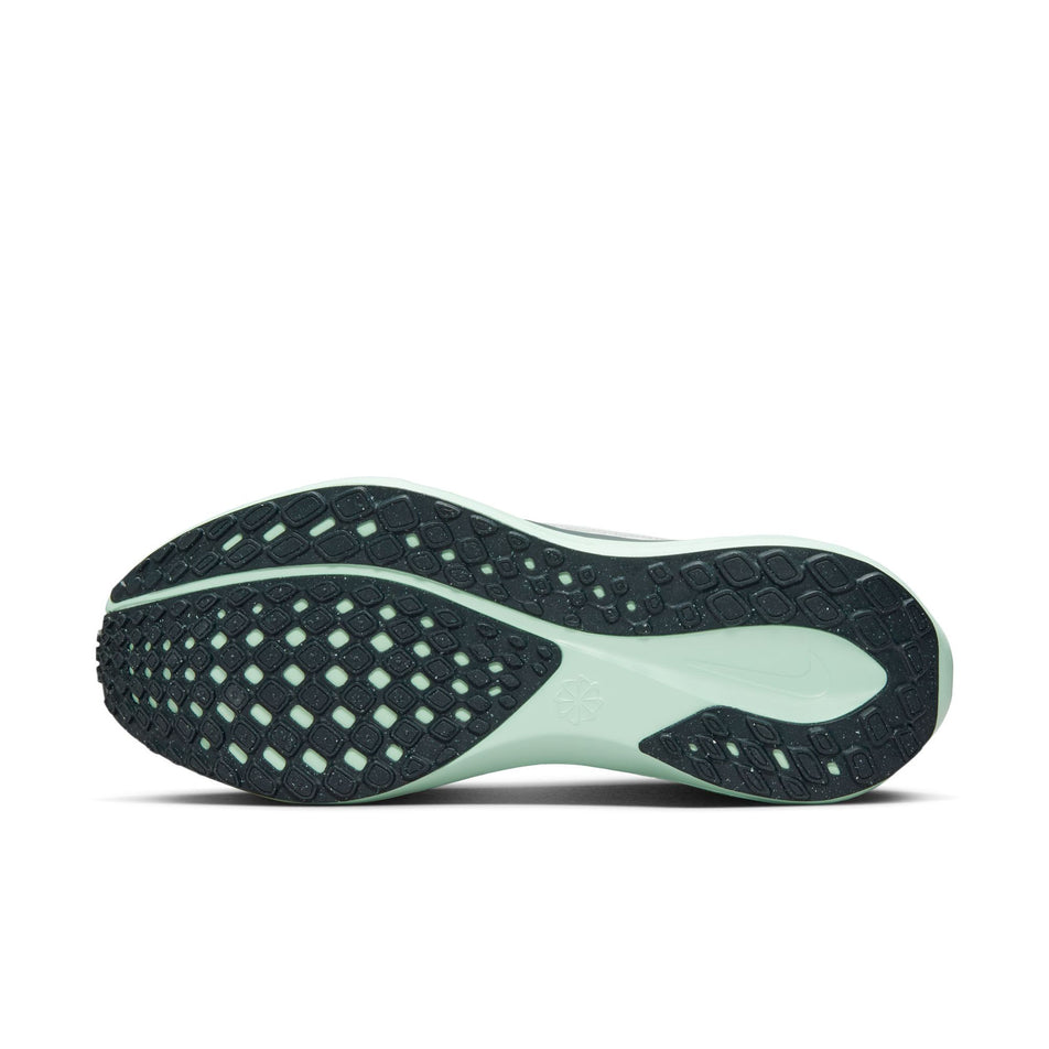 The outsole of the left shoe from a pair of Nike Women's Pegasus 41 Road Running Shoes in the Ghost Aqua/Metallic Silver-Mint Foam colourway. (8686784610466)