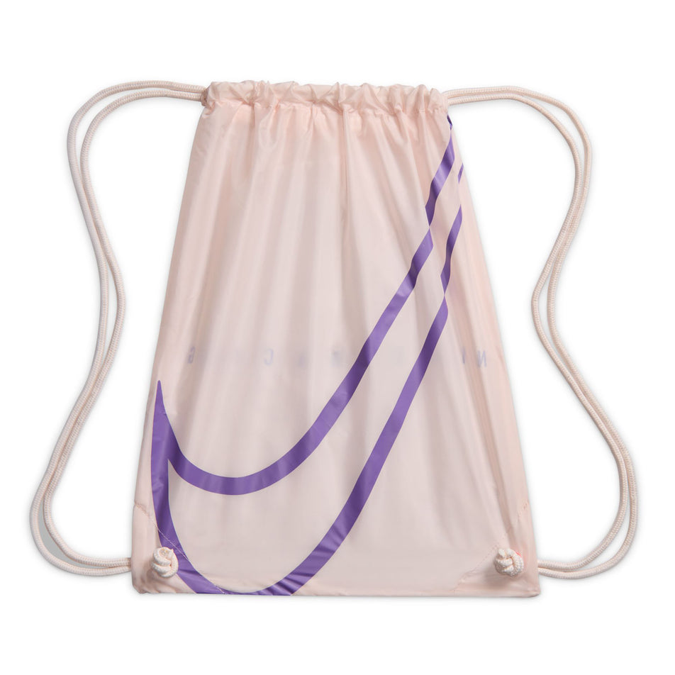The shoe bag that comes with a pair of Nike Women's Alphafly 3 Road Racing Shoes in the Fuchsia Glow/Purple Dynasty colourway.