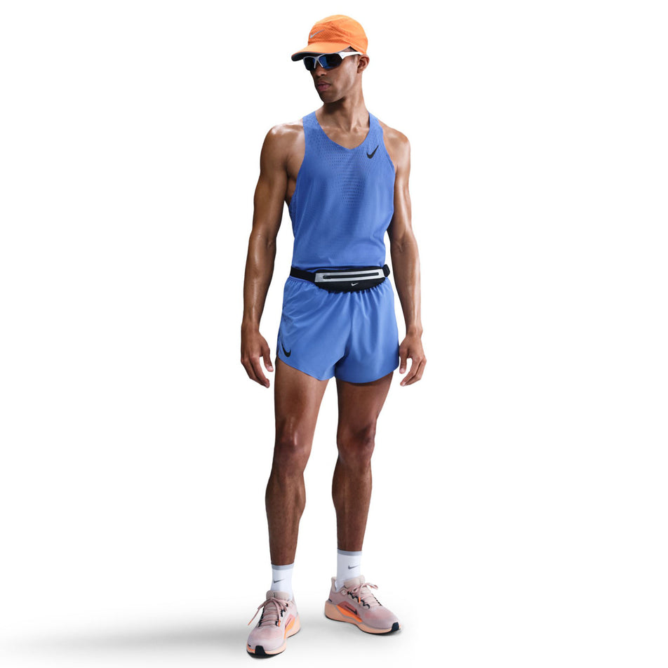 Front view of a model wearing a pair of Nike Men's AeroSwift Dri-FIT ADV 4