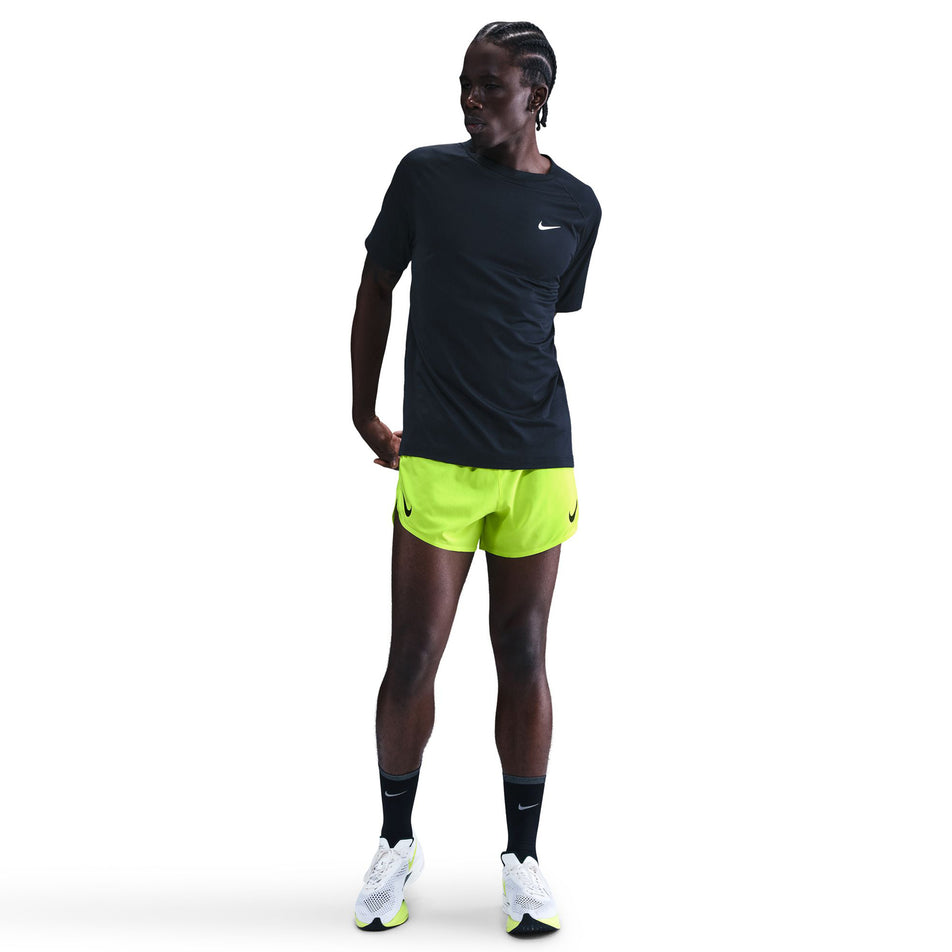 Front view of a model wearing the Nike Men's AeroSwift Dri-FIT ADV 4