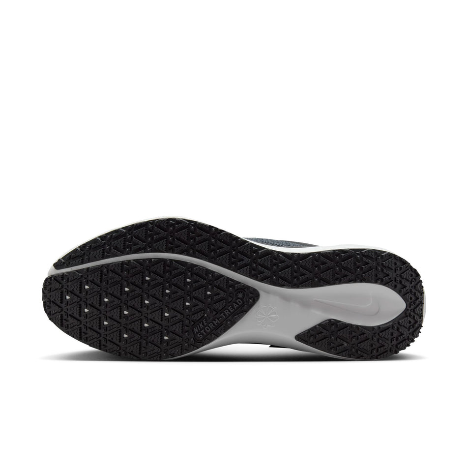 The outsole of the left shoe from a pair of Nike Men's Pegasus 41 GORE-TEX Road Running Shoes in the Black/Summit White-Anthracite-Iron Grey colourway. (8754793185442)