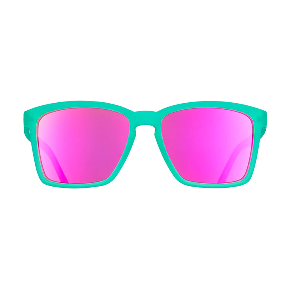 Front view of a pair of goodr Short With Benefits - LFG - Running Sunglasses (8044282609826)