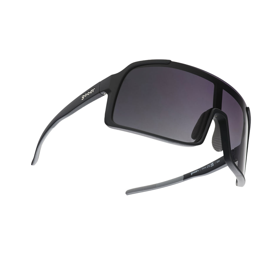 Side view of a pair of goodr My Sweat Has An Octane Rating - Astro G - Sunglasses