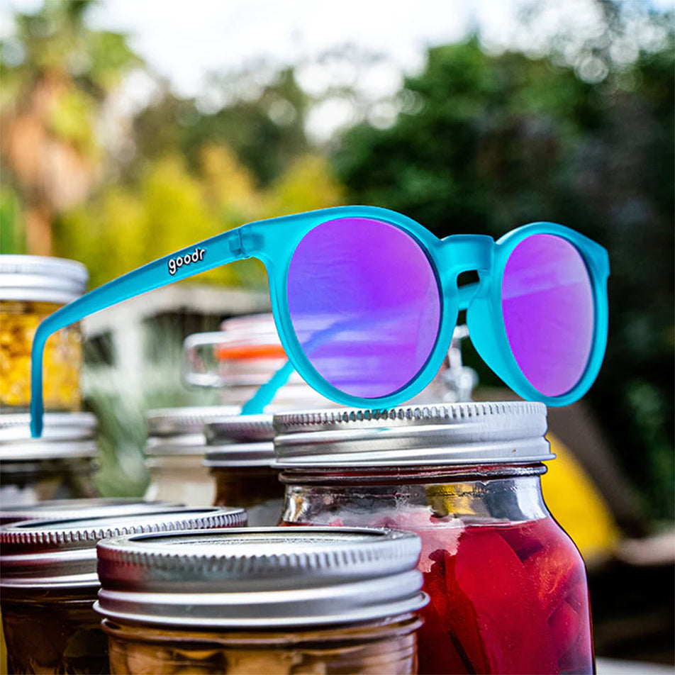 A pair of goodr I Pickled These Myself - Circle G - Running Sunglasses