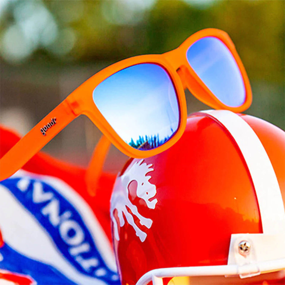 A pair of goodr Donkey Goggles - OG - Running Sunglasses