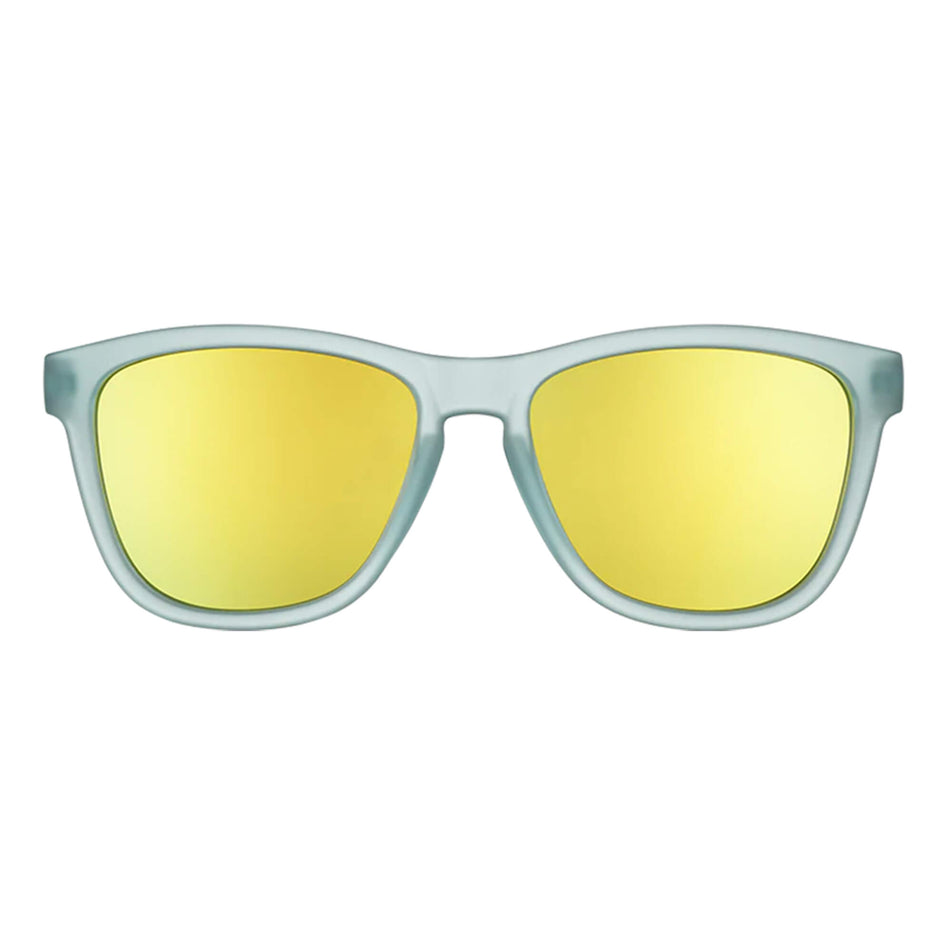 Front view of a pair of goodr Sunbathing with Wizards - OG - Running Sunglasses