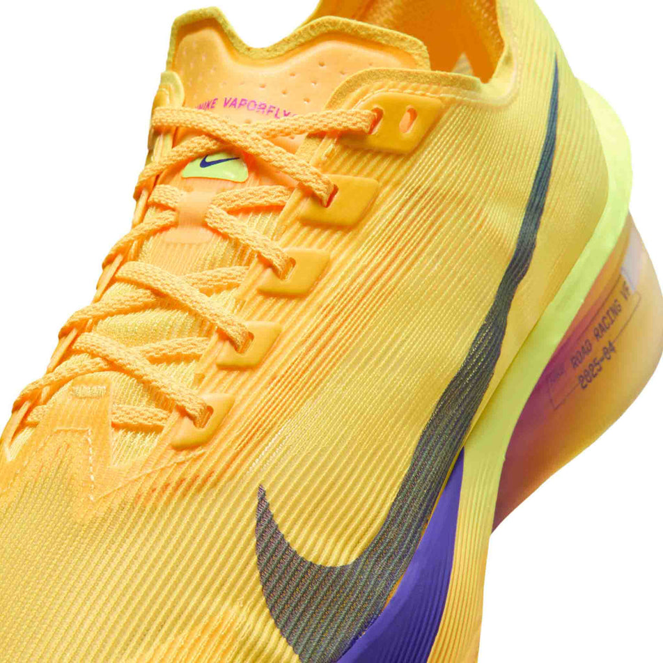 Nike | Women's Vaporfly 4 Road Racing Shoes - Citron Pulse/Indigo Burst-Laser Orange