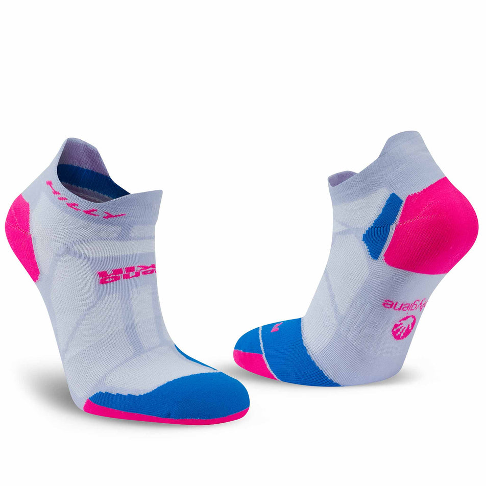 Hilly | Unisex Marathon Fresh Running Socklets - Lilac/Hot Pink