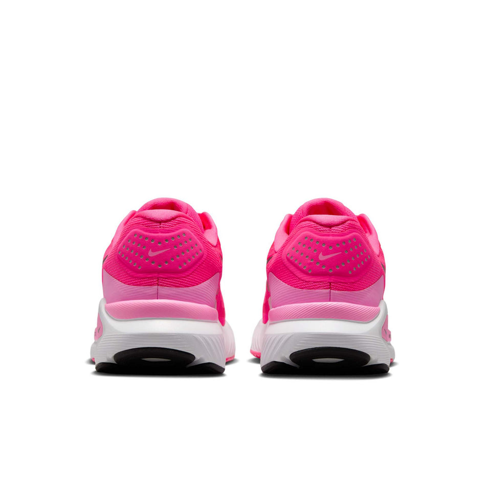 The back of a pair of Nike Women's Structure 26 Road Running Shoes in the Hyper Pink/Black-Pink Spell-White colourway. (8686794997922)
