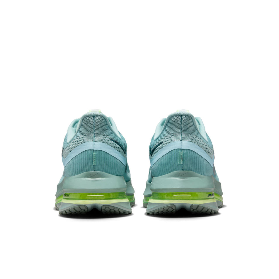 The back of a pair of the Nike Men's Pegasus Premium Road Running Shoes in the Cannon/Seaweed-Barely Volt-Volt colourway. (8754763366562)