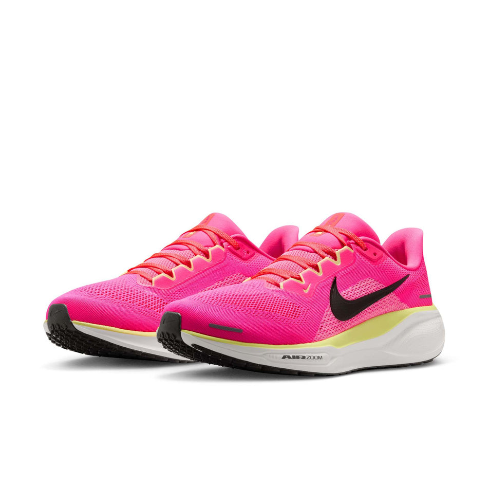 A pair of Nike Men's Pegasus 41 Road Running Shoes in the Hyper Pink/Sequoia-Guava Ice colourway. (8620728484002)