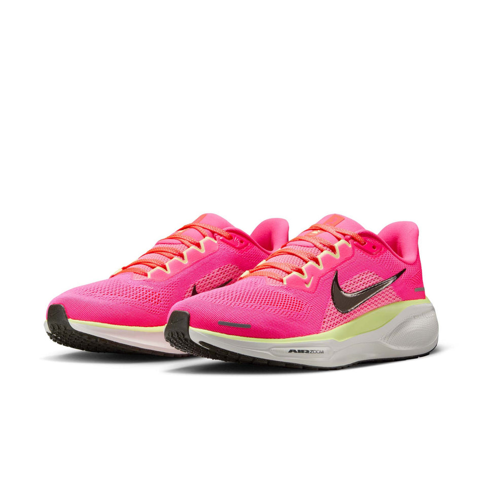 A pair of Nike Women's Pegasus 41 Road Running Shoes in the Hyper Pink/Sequoia-Guava Ice colourway. (8620734120098)