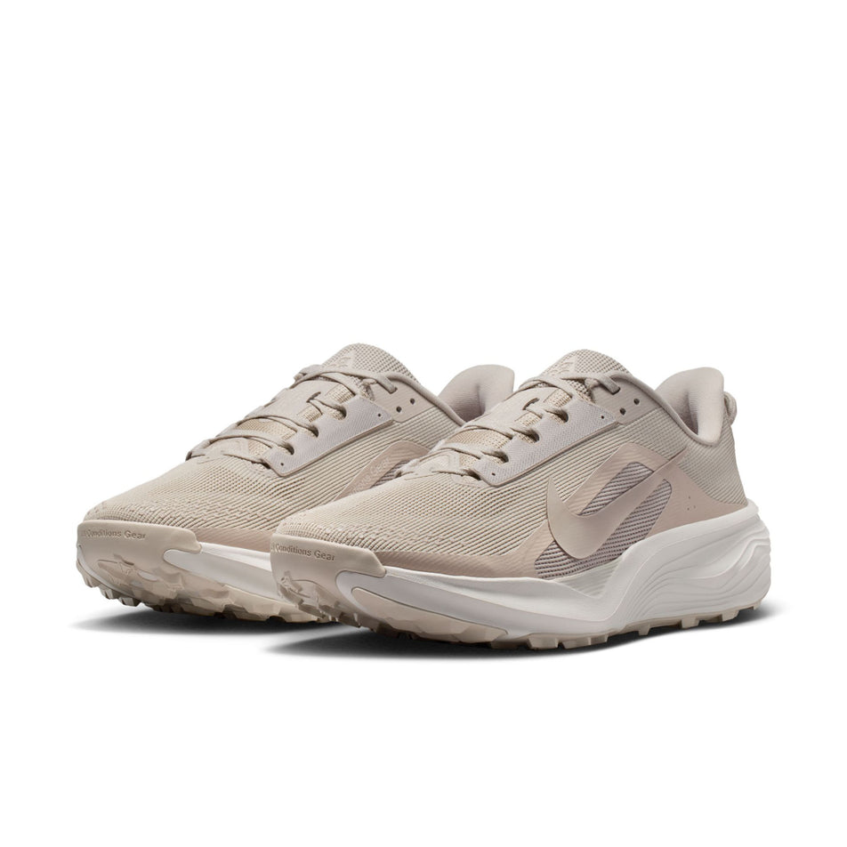A pair of Nike Men's ACG Pegasus Trail Running Shoes in the Cream II/Cream II-Light Orewood Brown colourway.