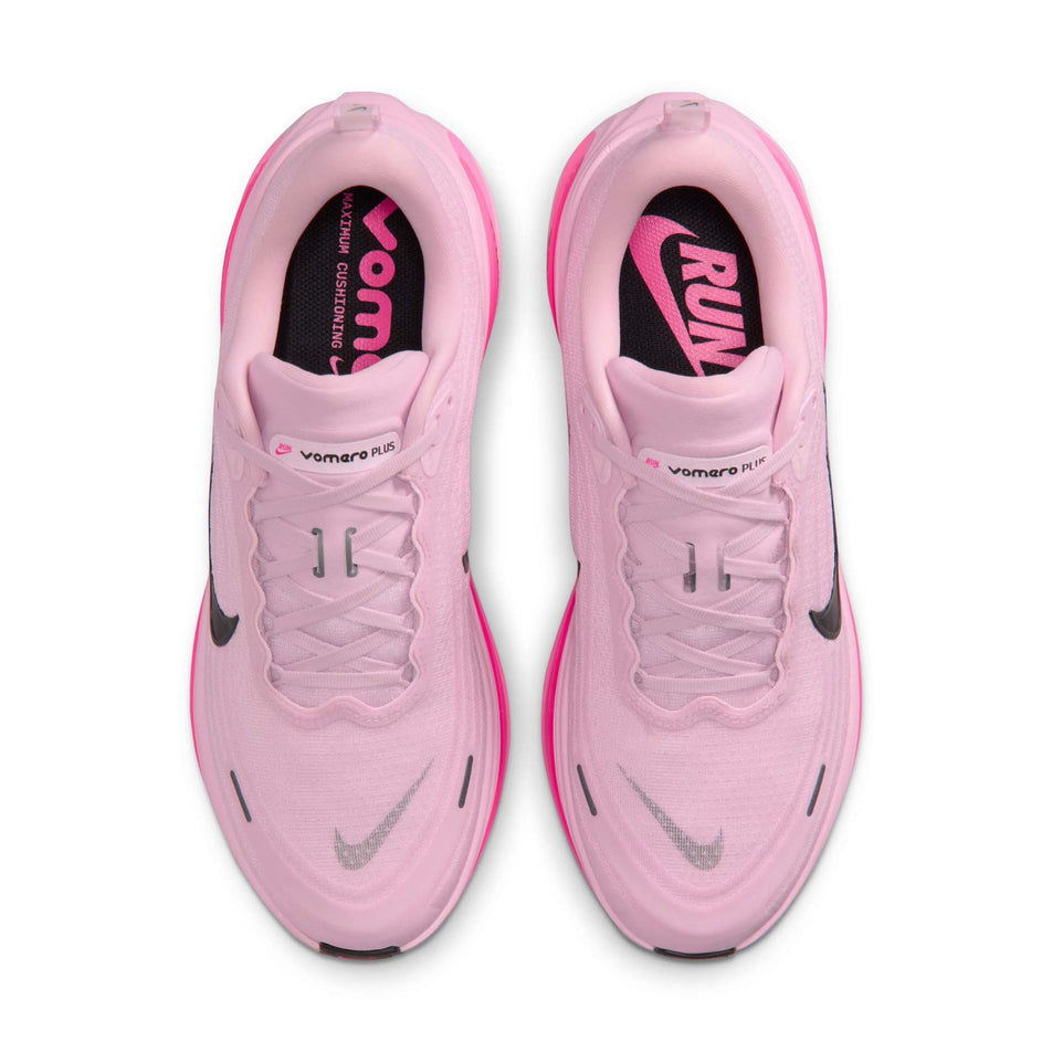 Nike | Men's Vomero Plus Road Running Shoes - Pink Foam/Black-Hyper Pink-Pink Beam (8791561044130)