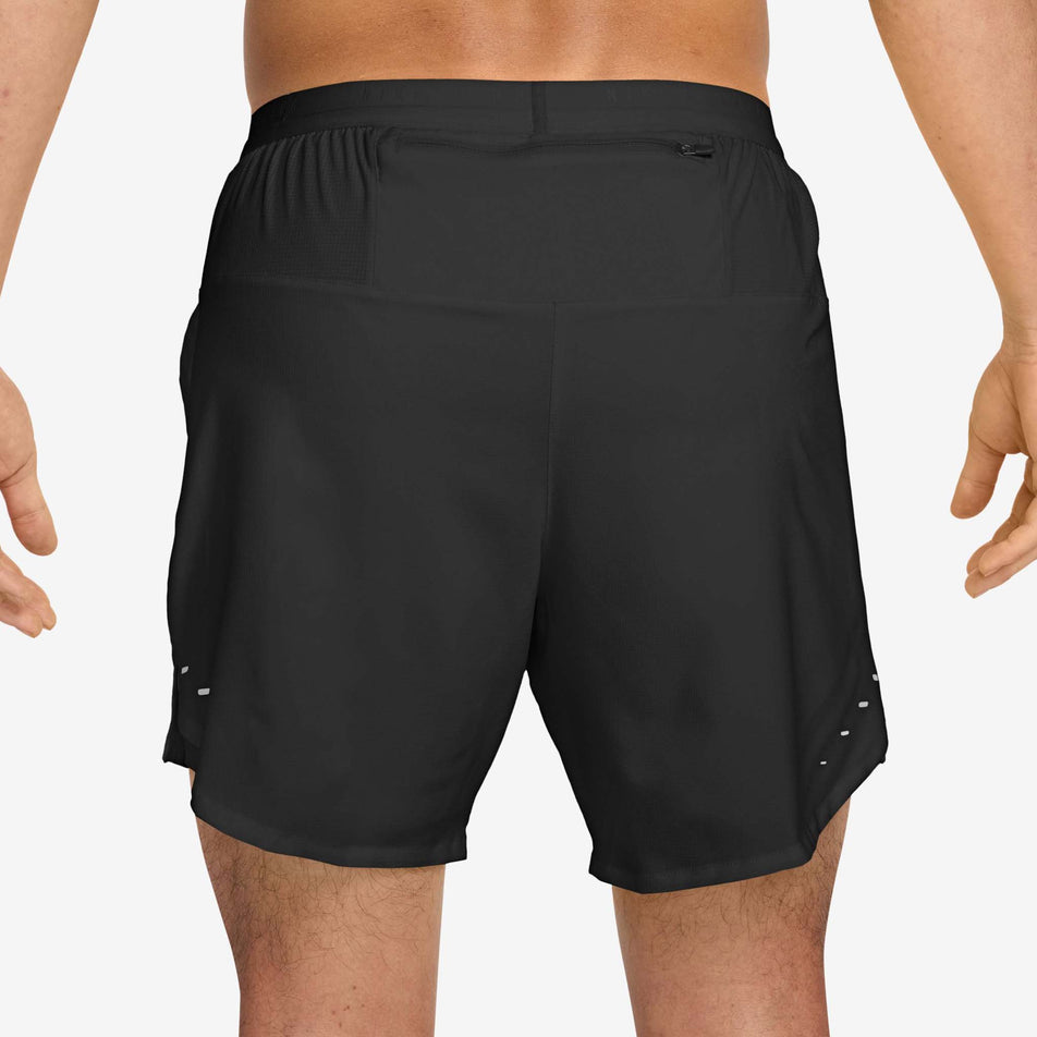 Back view of a model wearing the Nike Men's Stride Dri-FIT 7