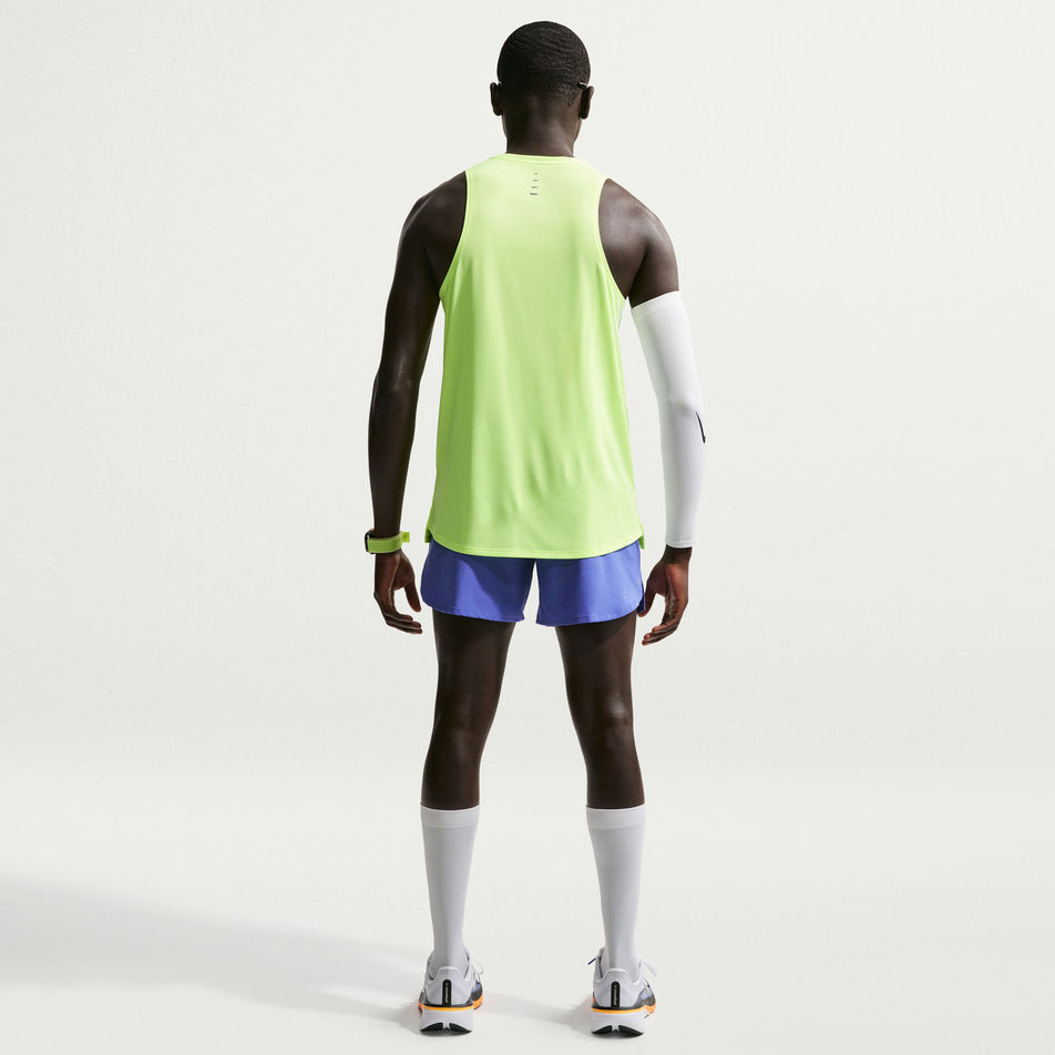 Back view of a model wearing the Nike Men's Stride Dri-FIT 5