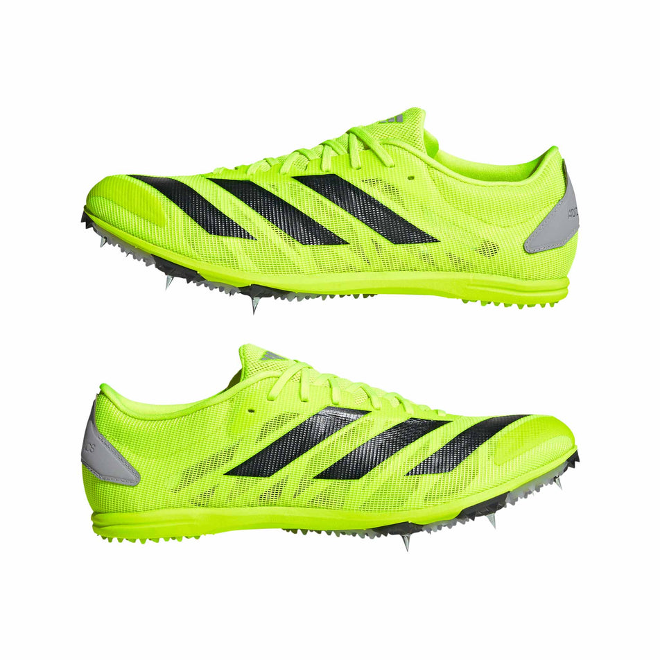 adidas | Unisex Adizero XCS Running Spikes - Lucid Lemon/Core Black/Halo Silver (8792490508450)
