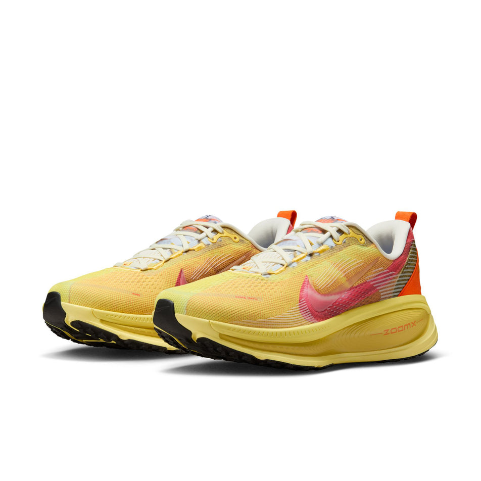 A pair of Nike Men's Vomero 18 SE Road Running Shoes in the Multi-Color/Clear-Vivid Sulfur colourway. (8724270743714)