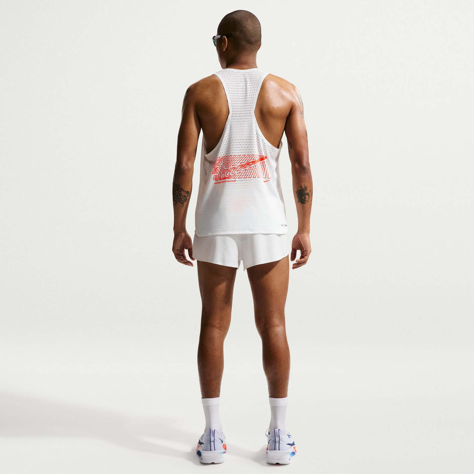 Back view of a model wearing the Nike Men's AeroSwift Dri-FIT ADV 2
