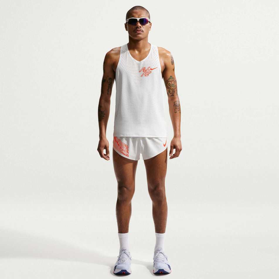 Front view of a model wearing the Nike Men's AeroSwift Dri-FIT ADV 2
