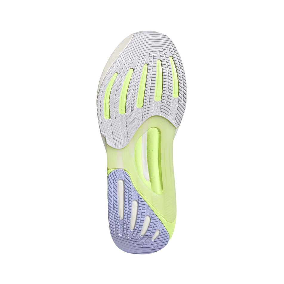 The outsole of the right shoe from a pair of adidas Women's Supernova Solution 2 Running Shoes in the Halo Silver/Silver Met./Violet Tone colourway. (8635083751586)