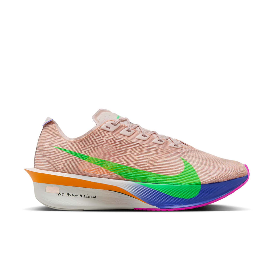 Lateral view of the right shoe from a pair of Nike Women's Vaporfly 4