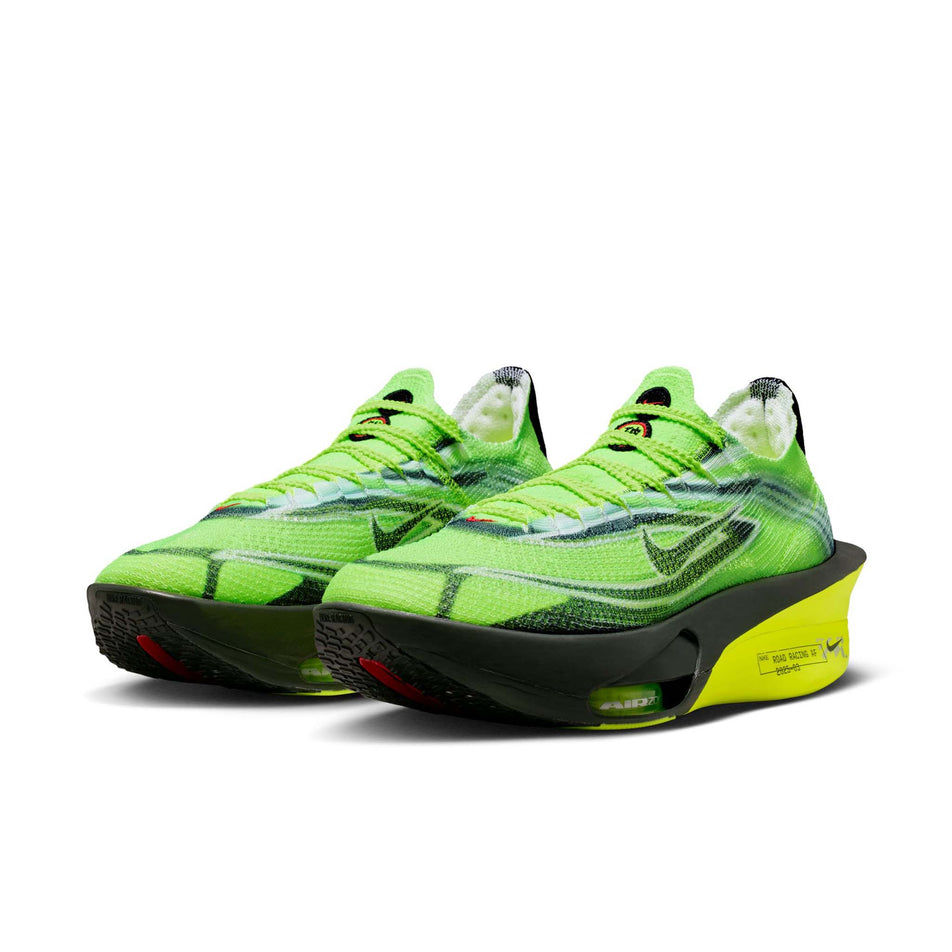 A pair of Nike Men's Alphafly 3 Road Racing Shoes in the Multi-Color/Black-Volt-White colourway. (8783793062050)